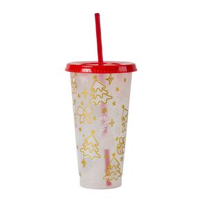 Wonderland Colour Changing Tumbler Christmas All Sorts Red/White