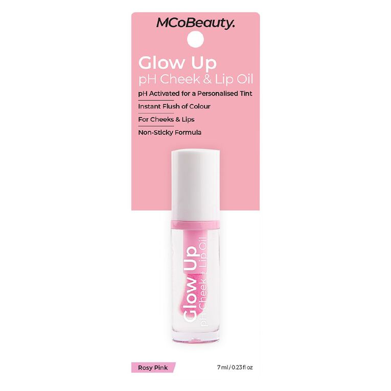 MCoBeauty Glow Up pH Cheek & Lip Oil Rosy Pink, , hi-res