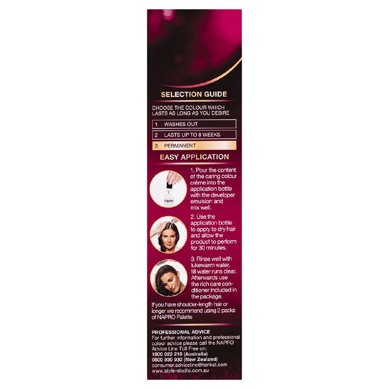 Napro Palette Hair Colour Medium Ash Brown 5-13, , hi-res