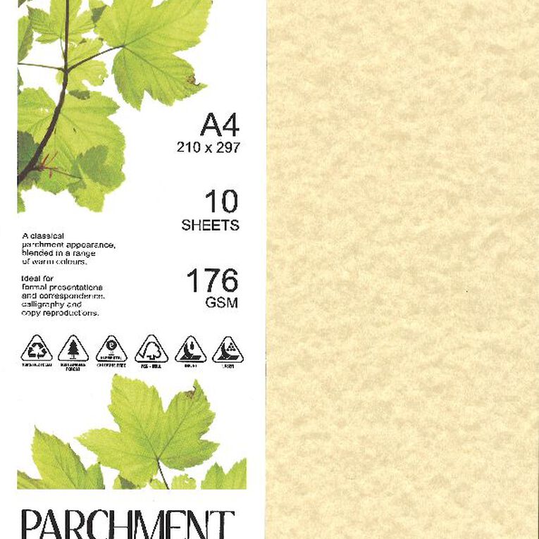 Direct Paper Parchment Card 176gsm Orion A4 10 Pack, , hi-res