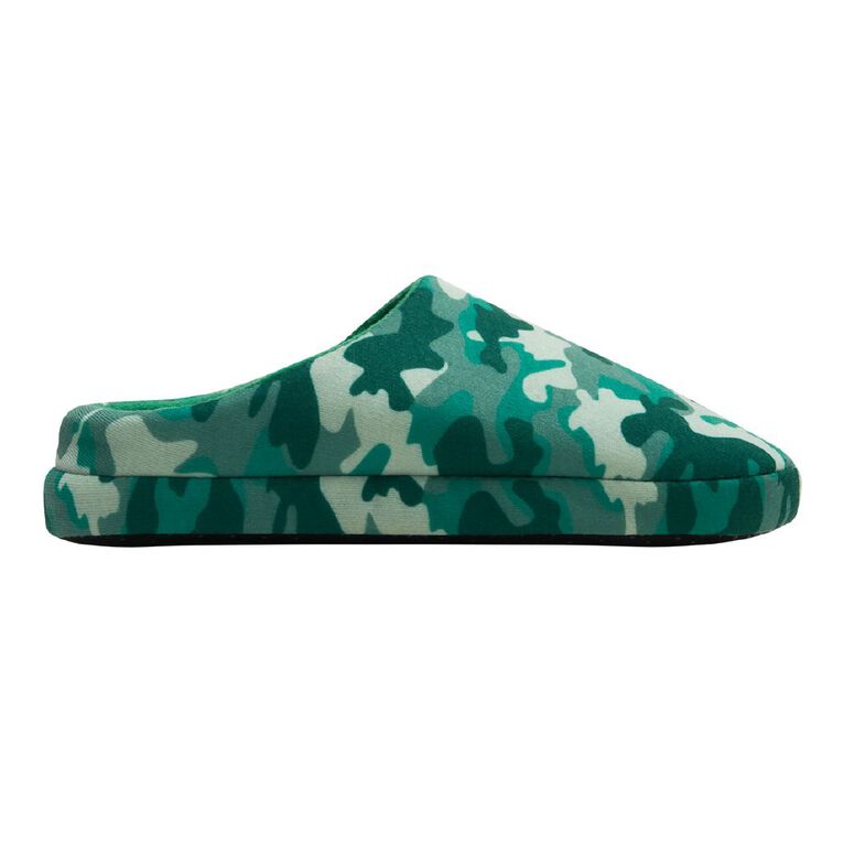 Young Original Senior Kids' Essential Slippers, Green, hi-res