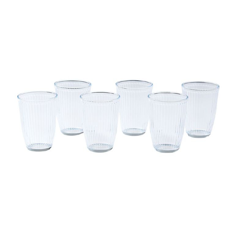 Living & Co Anyday Tumbler Clear 6 Pack, , hi-res