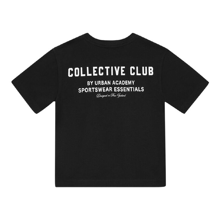 Young Original Short Sleeve Urban Academy Heavy Weight Boxy Tee, Blue Dark, hi-res