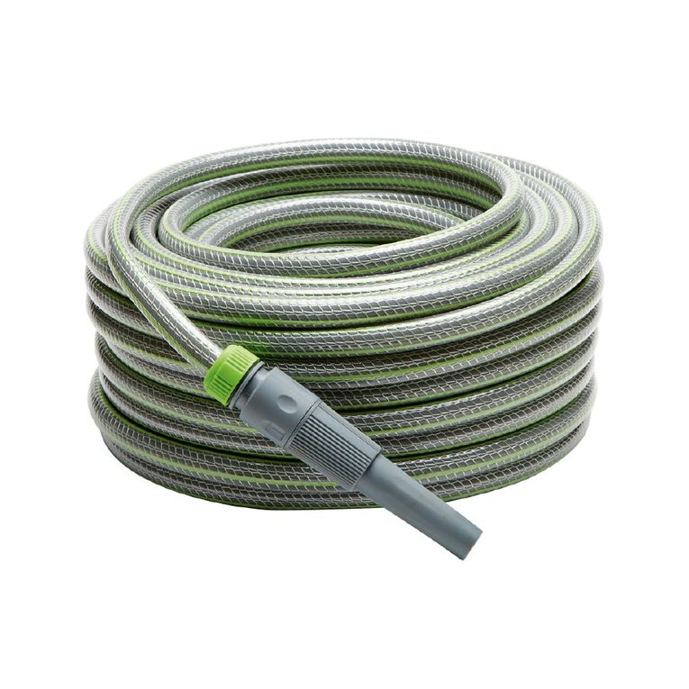 Kiwi Garden Anti-Twist Fitted Hose Green 30m, , hi-res