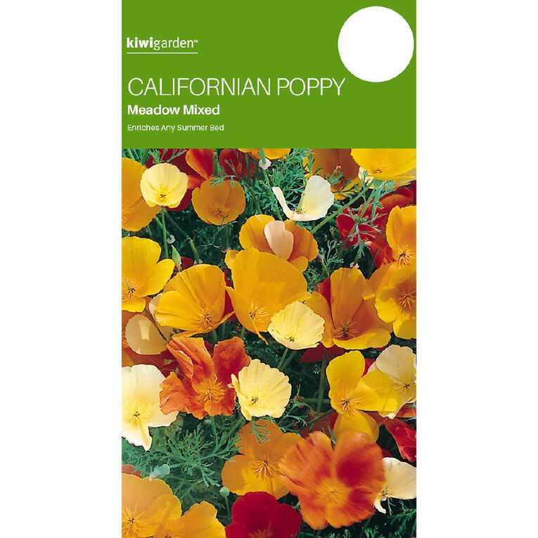Kiwi Garden California Poppy Seeds, , hi-res