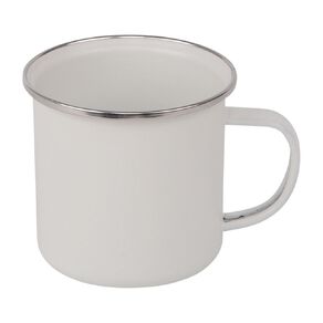 Navigator South Plus Enamel Mug 450mL White