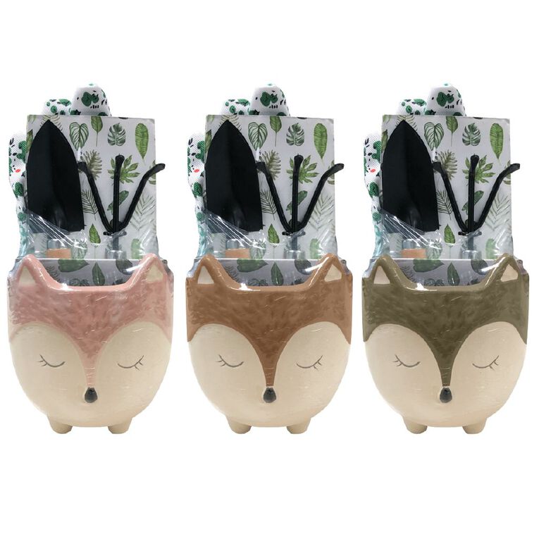 Snazzee Ceramic Fox Pot Tool Glove Set, , hi-res