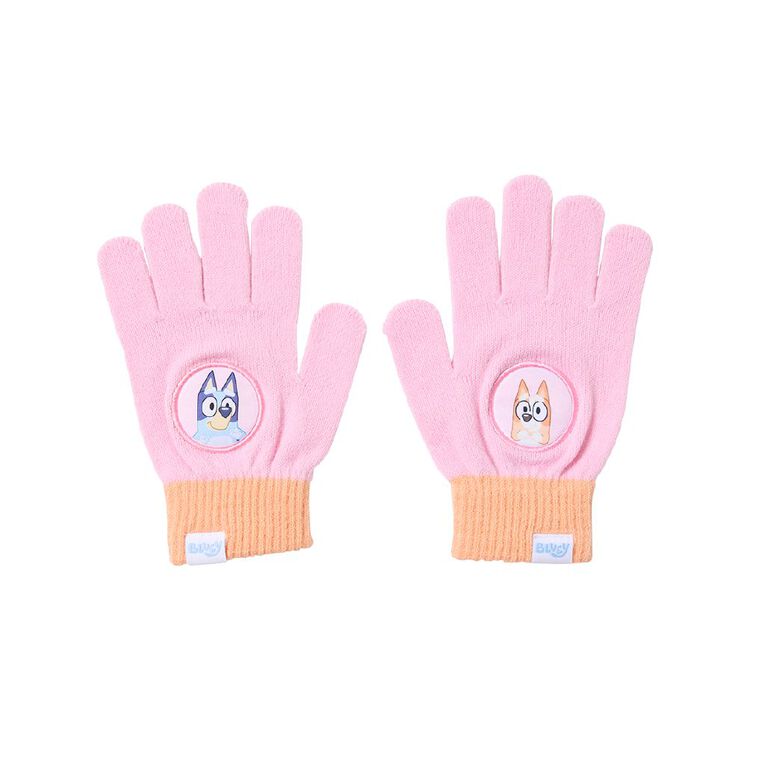Bluey Younger Kids' Gloves, Pink Light, hi-res
