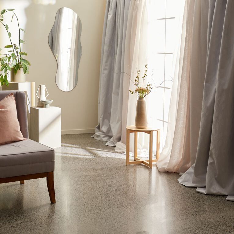 Living & Co Willow Curtains Grey 150-230cm Wide/205cm Drop, Grey, hi-res