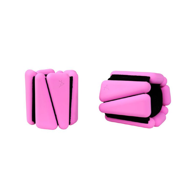 Active Intent Fitness Bracelet Weights .43kg Pink 2 Pack, , hi-res