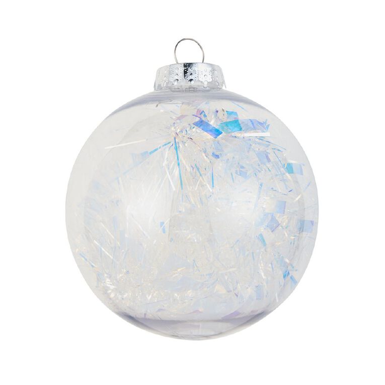 Wonderland Iridescent Baubles 15cm Assorted, , hi-res