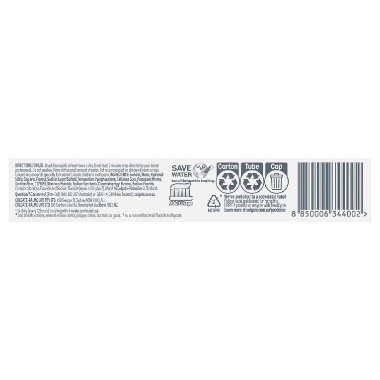 Colgate Total Original Antibacterial Fluoride Toothpaste 40g, , hi-res