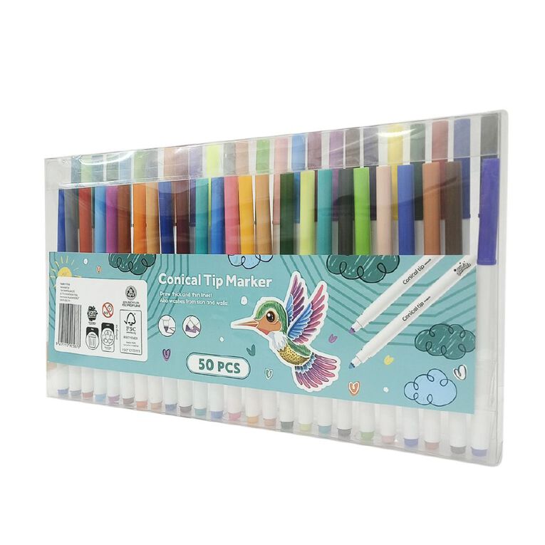 Uniti Art Doodle Markers 50 Pack, , hi-res