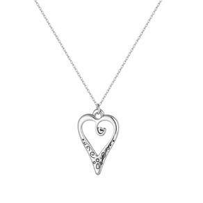 Kiwiana Stainless Steel Heart Necklace