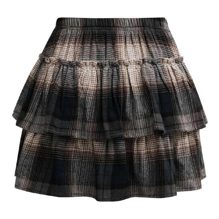 H&H Women's Mini Check Rara Skirt, Blue Mid, hi-res