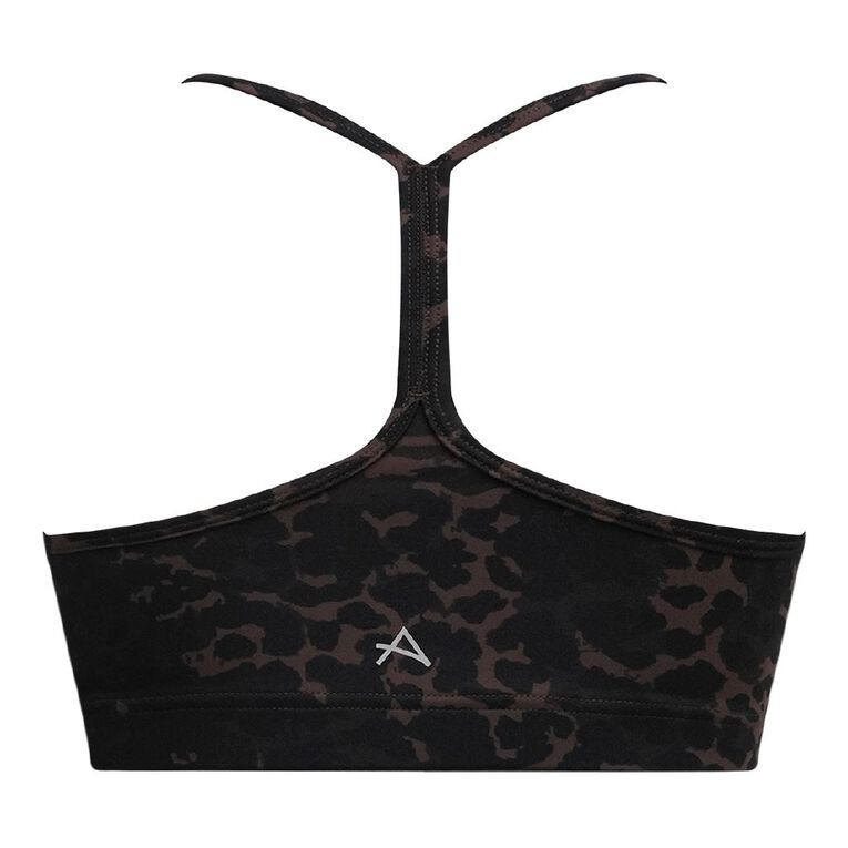 Active Intent Women's Active Thin Strap Crop, Brown Dark, hi-res