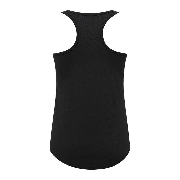 Active Intent Women's Cooldry Racer Back Singlet, Black, hi-res