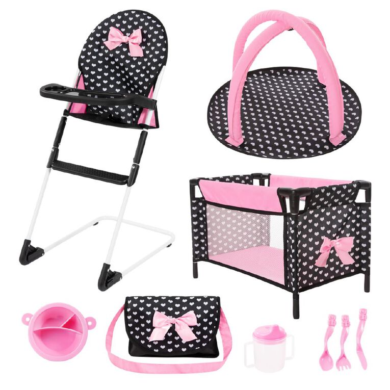 Bayer Dolls 9 in 1 Travel Bed Set, , hi-res