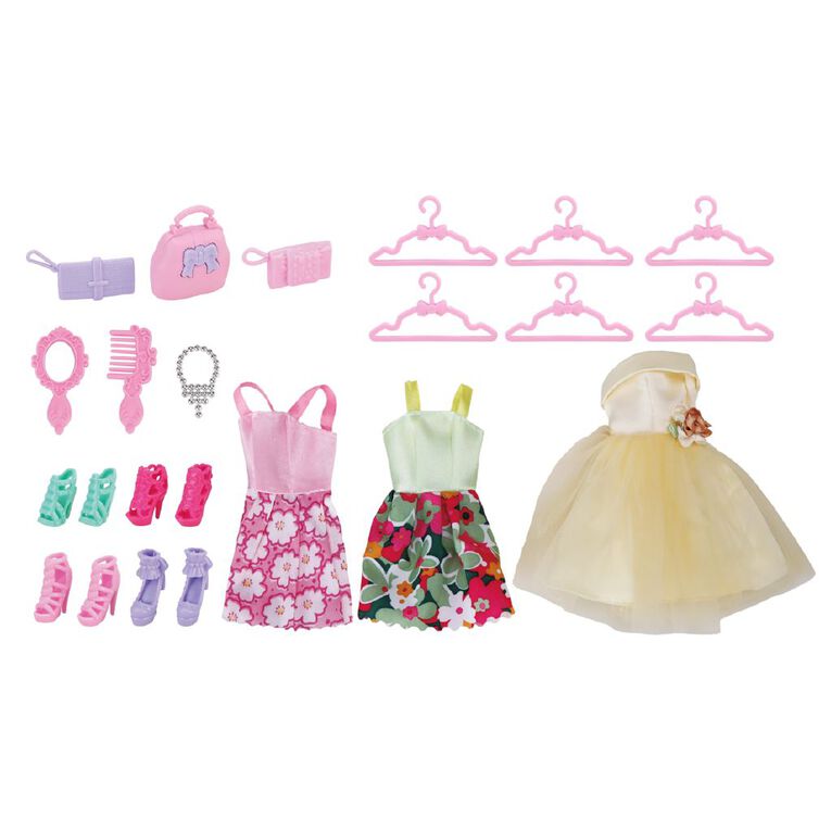 Fashion Doll Set with wardrobe, , hi-res