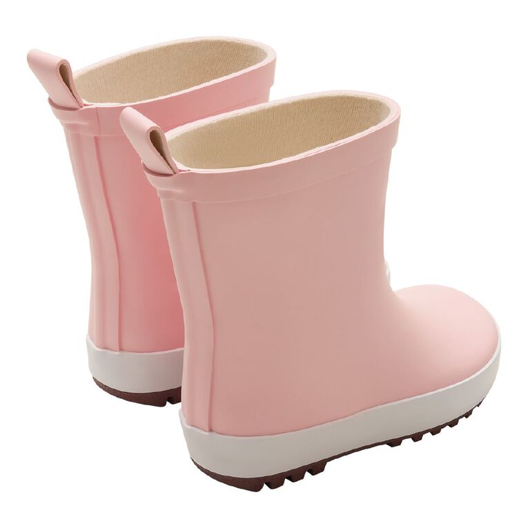 Young Original Junior Kids' Colour Block Rubber Gumboots, Pink, hi-res