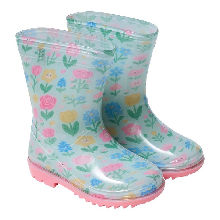 Young Original Junior Kids' PVC Printed Gumboots, Multi-Coloured, hi-res