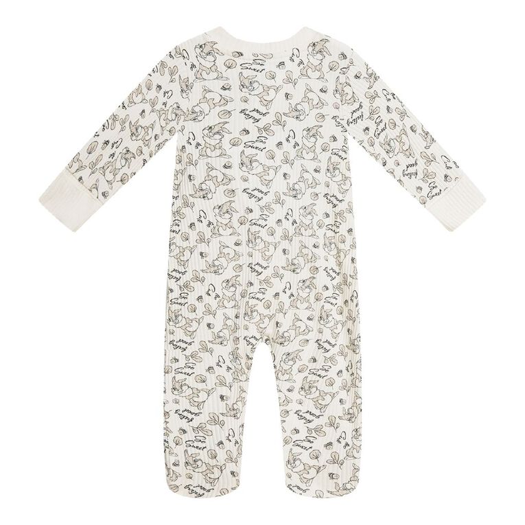 Disney Babies' 2 Way Zip All-in-One, Cream, hi-res