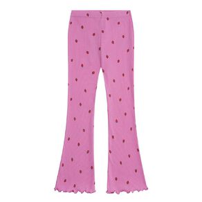 Young Original Toddler Rib Printed Flare Leggings