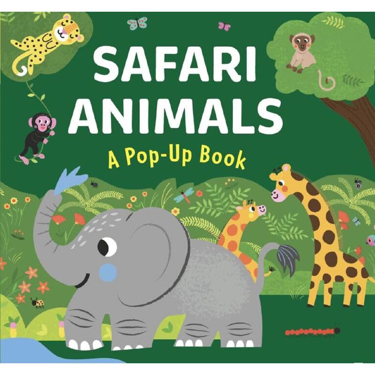 Safari Animals: A Pop-Up Book by Abigail Hall, , hi-res