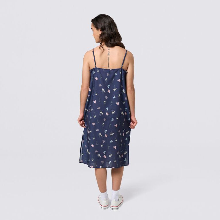 H&H Women's Amber Rixon Slip Midi Dress, Navy, hi-res