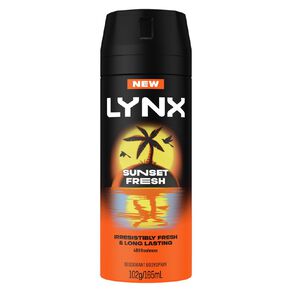 Lynx Deodorant Sunset Fresh 165 ml