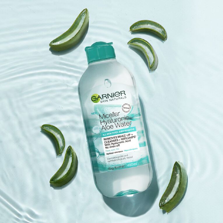 Garnier Hyaluronic Aloe Micellar Water 400ml, , hi-res