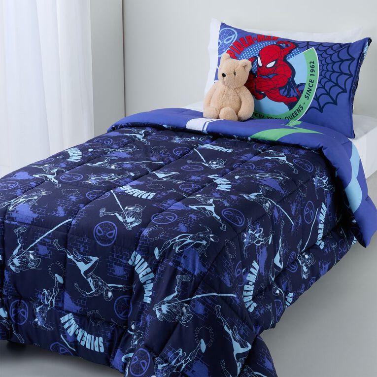Spider-Man Comforter Set 2 Piece King Single, , hi-res