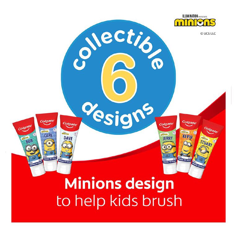 Colgate Minions Kids Sparkling Mint Toothpaste, , hi-res