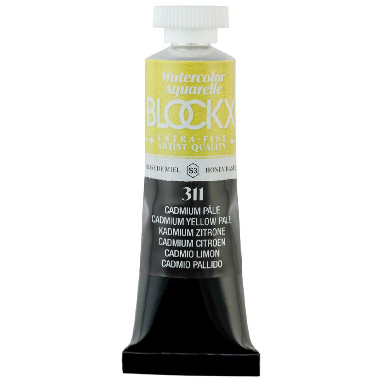 BLOCKX Watercolour Tube 15ml S3 311 Pale Cadmium Yellow, , hi-res