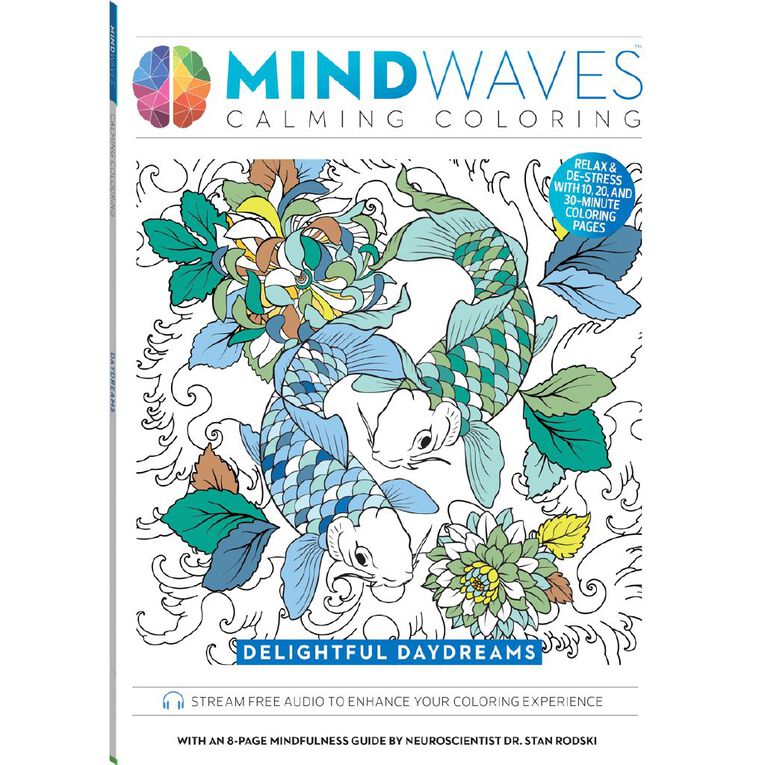 Mindwaves: Calming Colouring Daydreams, , hi-res