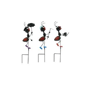 Kiwi Garden Ant Metal Decorative Stake 40cm