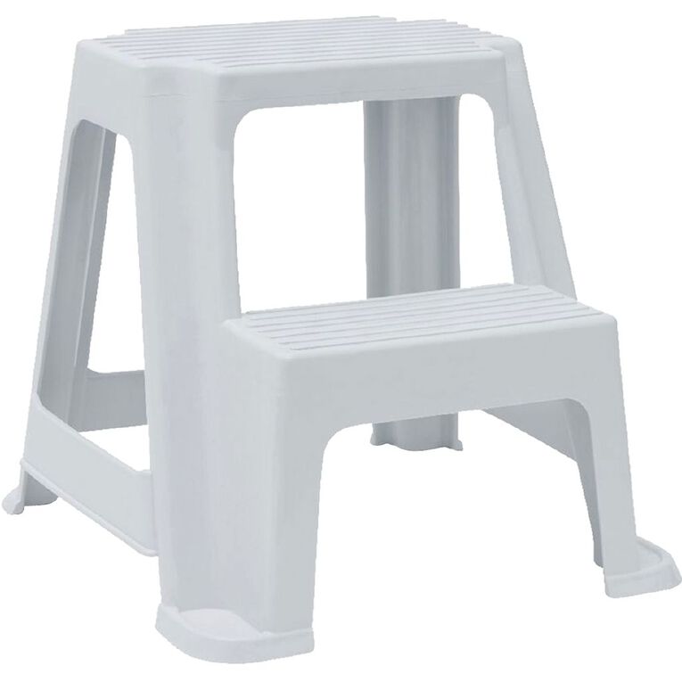 Bulldog 2 Step Plastic Step Stool, , hi-res