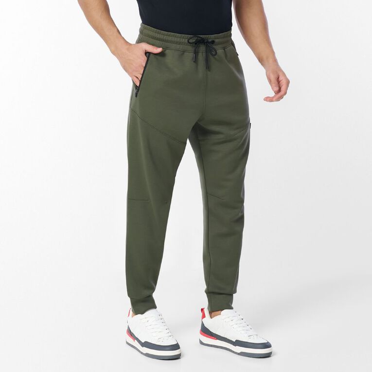 Active Intent Men's Scuba Joggers, Green Mid, hi-res