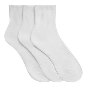 Active Intent Men's Cushioned Quarter Crew Socks 3 Pack