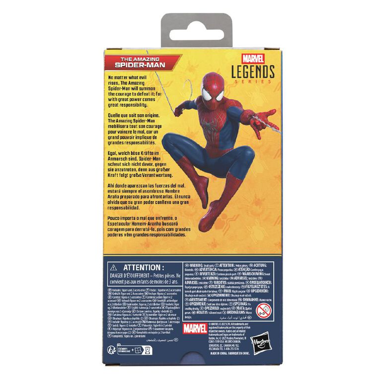 Avengers Legends A List The Amazing Spiderman Figure, , hi-res