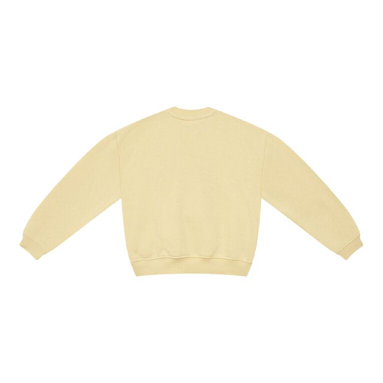 Young Original Toddler Girls' Printed Sweatshirt, Yellow Light, hi-res