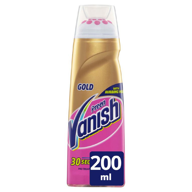 Vanish Preen Gold Stain Remover Power Gel 200ml, , hi-res