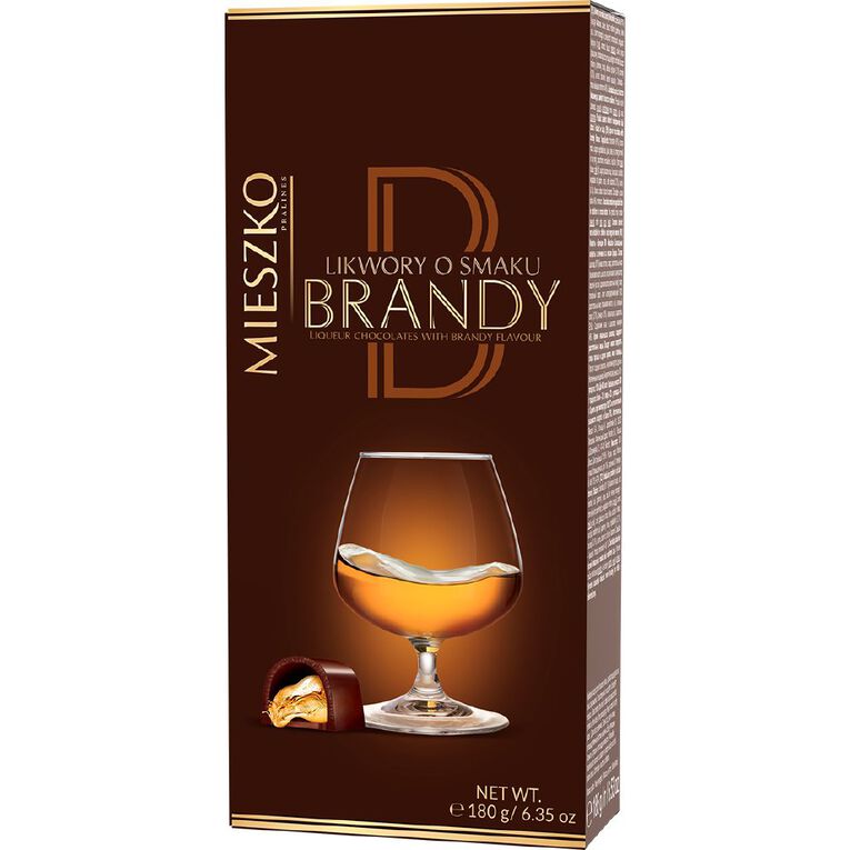 Mieszko Liqueur Brandy Flavour Chocolates 180g The Warehouse
