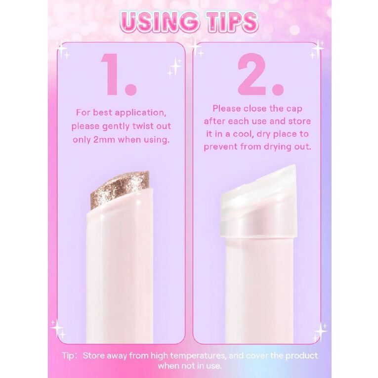 Sheglam Crystal Jelly Glaze Stick Golden Girl 3g, , hi-res