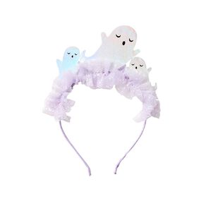 Scarehouse Sparkle Ghost Headband Purple Mid