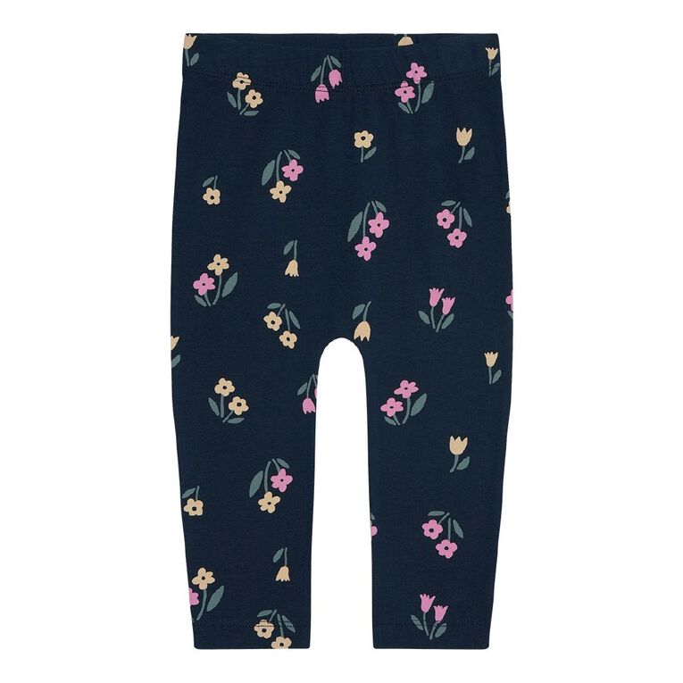 Young Original Babies' Print Leggings 3 Pack, Blue Dark, hi-res