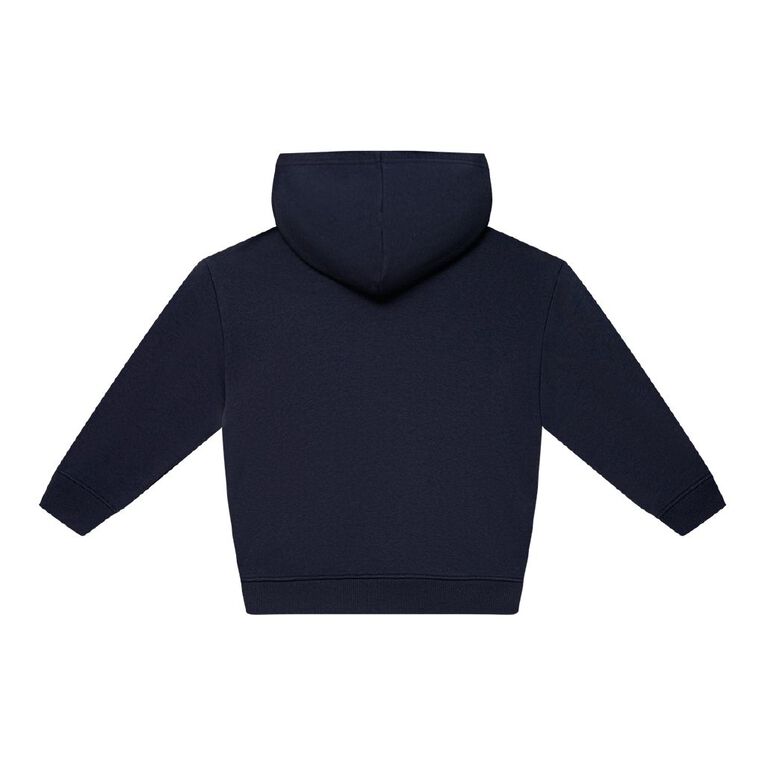 Young Original Core Print Pocket Hoodie, Blue Dark, hi-res