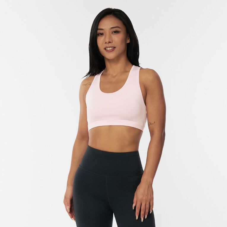 Active Intent Women's Active Plain Crop, Pink Light, hi-res