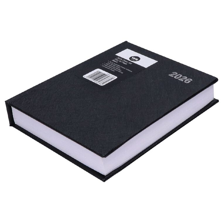WS 2026 Diary A6 Date to Page Black, , hi-res