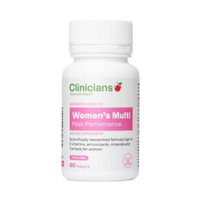 clinicians womens multi peak performance 60 tablets 60 tablet
